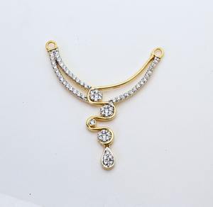 Colgante de Diamante de Corte Redondo en Oro Amarillo de 14K para Mujer, Opciones de Diamantes Cultivados en Laboratorio y Naturales, Color D a G, Claridad IF a SI2, Regalo de Joyería - Product Image 1