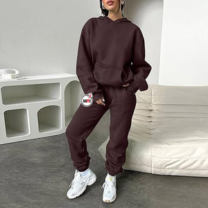 Hiver 100% Coton Jogger Set Plain Breathable Training Wear Print/Fit/contrast/large Size/plus Size/2 pcs/sets/quick Dry/shorts - Product Image 2