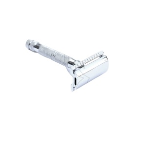 Heavy Duty Double Edge Reusable Safety <b>razor</b> Metal Head Customized logo and Packing <b>Men</b> Beauty Shaving Instruments Human Tools - Product Image 1