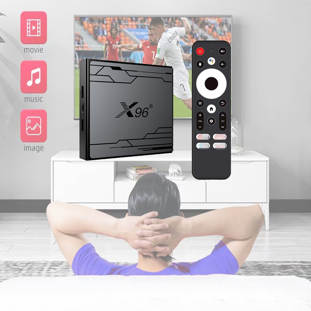 OTT TV Box Android 14.0 Set Top Box Strong X96 NEX Amlogic S905Y5 Stable Tv Box 4GB 32GB Support Android Box 2.4G 5G WIFI6 Box