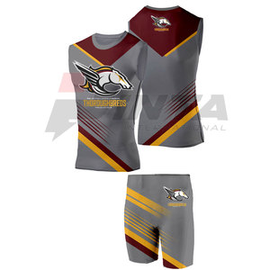 Uniforme de suivi confortable de conception unique Ensembles de vitesse d'usure pour jeunes de qualité supérieure Ensembles de saut - Product Image 1