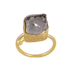 925 Sterling Silver Natural Crystal <b>Quartz</b> Gemstone Stackable <b>Ring</b> Jewelry for Women Gift for Her - Product Image 1