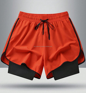 Shorts de jogging sportifs pour hommes - Nouvelle arrivée, Spandex/Polyester, respirant, séchage rapide, taille haute élastique, service OEM - Product Image 3