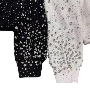 Sudadera con Capucha para Hombre de Alta Calidad con Logotipo Personalizado Estampado, Cremallera con Pedrería en Relieve, Cierre Completo, Hecha de Felpa Francesa - Product Image 4