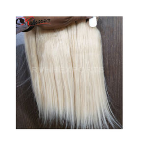 ผมตรง #613สีบลอนด์100% ผมมนุษย์ยืดจำนวนมาก - Product Image 1