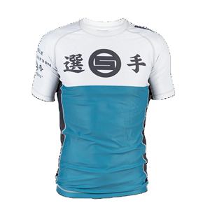 2024 Hot Sale <b>Men's</b> Fitness Compression <b>Shirts</b> Custom Slim Fit Long Sleeve MMA Rash Guard Sublimated Anti-UV Spandex Latest - Product Image 1