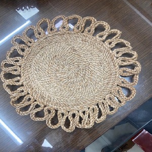 พรมรูปทรงกลมใหม่ ทำจากวัสดุธรรมชาติ ทำด้วยมือจากปอกระเจา 100% ขายดีอันดับต้นๆ ปรับแต่งได้ตามต้องการ ส่งออกจากบังกลาเทศ - Product Image 4