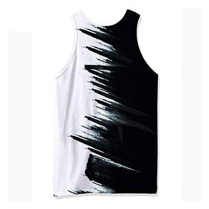 Débardeur décontracté pour homme avec impression par sublimation de logo personnalisé, haute qualité, 100% coton, respirant, séchage rapide, prix de gros - Product Image 2