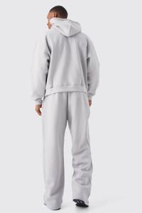 Conjunto Deportivo de Invierno para Hombre de Marca Privada, Sudadera con Logotipo Personalizado y Pantalones Deportivos, Talla Grande, Chándal con Pedrería - Product Image 6