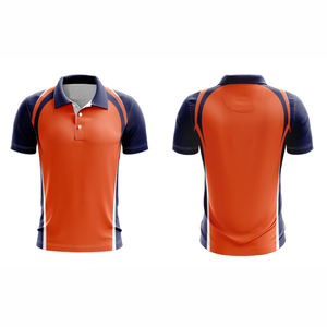 Chemise de golf de haute qualité respirante imprimée à séchage rapide ajustée en polyester et élasthanne avec logo personnalisé par sublimation Broderie de luxe décontractée - Product Image 4