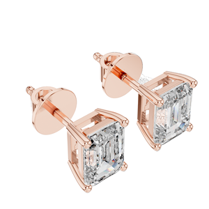 Pendientes de Diamantes Cultivados en Laboratorio de 2.5 CT, Diamantes VVS-VS EF CVD en Oro de 18KT, 14KT, 10KT y Plata 925, Moissanita, Oro Rosa, Amarillo - Product Image 6