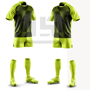 Shorts de rugby imprimés en tissu coupe-vent écologique avec nom d'équipe personnalisé pour les équipes professionnelles et scolaires - Product Image 1