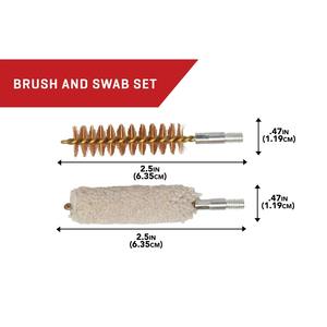 Thunder Cloud Firearm Steel <b>Brush</b> Swab <b>Cleaning</b> <b>Brushes</b> - Product Image 3