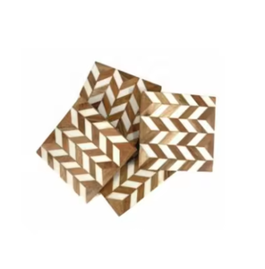 Los más exigentes posavasos de madera bellamente hechos a mano decoración de vajilla tazas de bebidas posavasos al precio más bajo - Product Image 1