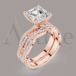 10K Eternity <b>Crystal</b> <b>Ring</b> Women Fashion - Product Image 1