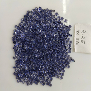 Iolita Natural de 2.25 mm, Corte Cuadrado Escalonado, Piedras Preciosas Sueltas de la Mejor Calidad con Efectos Pleocróicos para la Fabricación de Joyas - Product Image 3