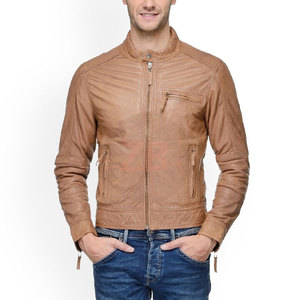 Hot Pick <b>Men</b> Leather <b>Jacket</b> <b>Lightweight</b> Comfortable Fit <b>For</b> Casual Daily Outfits Winter <b>Jacket</b> - Product Image 4