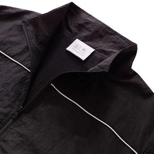 Coupe-vent Tech pour homme, vêtements d'entraînement de fitness, coupe-vent personnalisable, ensembles élastiques chauds et chauds, cordon de serrage, style animal solide 2-en-1 - Product Image 4