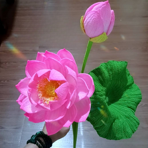 Tendencia caliente 2025-Lleva la naturaleza al interior con diseños de flores de ganchillo suaves y hechos a mano - Product Image 3