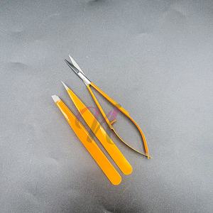 แหนบถอนขนคิ้วแบบผงสีส้มปลายเฉียงทำจากสแตนเลสออกแบบโลโก้ได้ตามต้องการ - Product Image 2