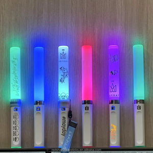 รีโมทคอนโทรล DMX แท่งไฟเรืองแสงความสว่างสูง 15 สี พร้อมสีที่ปรับแต่งได้ สำหรับเชียร์คอนเสิร์ต งานรับปริญญา รอมฎอน - Product Image 6