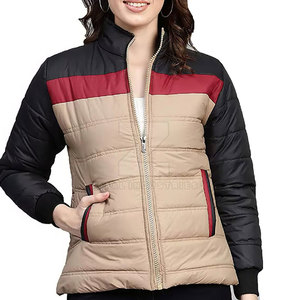Vestes matelassées pour femmes quantité minimale de commande bas Conception personnalisée Vestes matelassées pour femmes 2025 Nouveau style Vestes matelassées pour femmes - Product Image 3