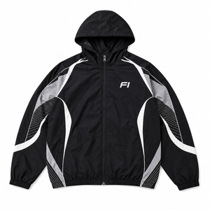 European and American Functional Streetwear <b>Winter</b> Windbreaker Bomber <b>Jacket</b> Hooded Zipper Nylon Drawstring Sports men's <b>jackets</b> - Product Image 3