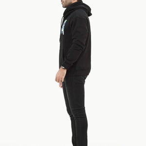 เสื้อฮู้ดดี้ผ้าฝ้ายฟลีซแบบเรียบสำหรับผู้ชาย ผลิตในปากีสถาน สินค้าคุณภาพเยี่ยม ปี 2026 เสื้อฮู้ดดี้พิมพ์ลายสำหรับผู้ชายในปากีสถาน - Product Image 4