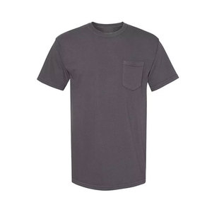 Nueva camiseta de corte regular Essentials de alta calidad para hombre, Camiseta de algodón de manga corta Henley de longitud larga - Product Image 1