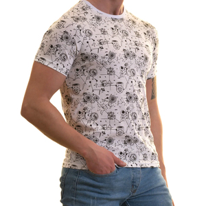 ODM OEM T-shirts pour hommes les plus vendus, imprimés numériquement, 100% coton tissé, manches courtes, séchage rapide et respirant - Product Image 3