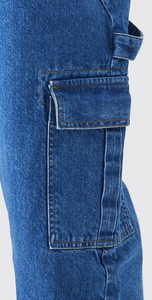 Customized Newest Fashion <b>Men's</b> Pants Trousers Baggy Streetwear <b>Jeans</b> Wide Leg Wash Black with Button Decoration Casual Style - Product Image 3