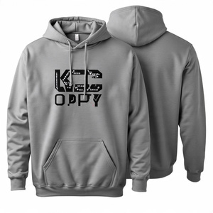 Pull à capuche en coton polaire avec strass de haute qualité Conception avant/arrière Commande en gros OEM Logo/marque Pull à capuche pour hommes - Product Image 3