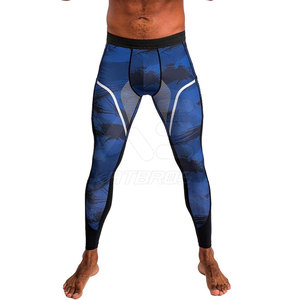 Pantalones de Compresión Largos para Hombre, Cintura Media, Elásticos, Transpirables, de Secado Rápido, Spandex, Poliéster - Product Image 5