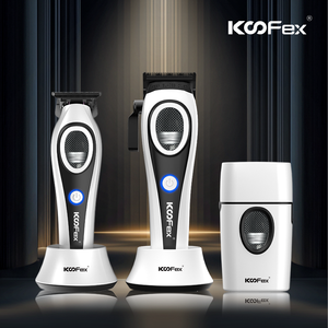 Ensemble de <span class=keywords><strong>tondeuse</strong></span> à <span class=keywords><strong>cheveux</strong></span> KooFex <span class=keywords><strong>Pro</strong></span>, moteur BLDC à rotor externe haute vitesse, <span class=keywords><strong>tondeuse</strong></span> à <span class=keywords><strong>cheveux</strong></span>, <span class=keywords><strong>tondeuse</strong></span> à barbe, rasoir à lames, kit de coupe de <span class=keywords><strong>cheveux</strong></span> - Product Image 1