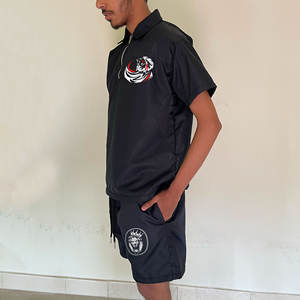 Ensemble de deux pièces pour homme, t-shirt à manches courtes et pantalon décontracté, couple, fin, été, sport, respirant, imprimé, grande taille, automne - Product Image 3