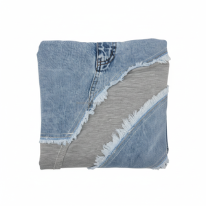 กางเกงยีนส์เอวสูงทรงเอวสูงแบบไม่สมมาตร สไตล์วินเทจสีน้ำเงิน  รุ่นใหม่ล่าสุด  สำหรับผู้หญิง  สไตล์สตรีทแวร์ลำลอง  แบบรัดรูป  รักษ์โลก  ความยาวปานกลาง - Product Image 5