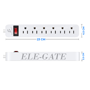 Multipresa versatile a 6 porte con cavo di prolunga da 5 m e corrente nominale di 16A per un comodo collegamento Wi-Fi - Product Image 4