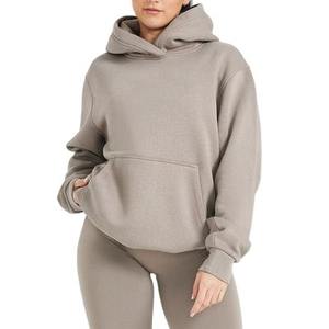 Sweats à capuche pour femmes personnalisés, de haute qualité, 100% coton molletonné, sweat à capuche oversize, pull en gros, sweats à capuche pour femmes mélangés - Product Image 6