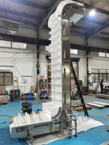 Vệ sinh nghiêng băng tải PU/PVC vành đai băng tải cho Snack Nuts thịt trái cây rau - Product Image 6