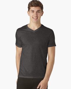 Camiseta de Verano para Hombre, 100% Algodón, Corte Regular, Cuello en V, Frente Liso, Manga Regular, Transpirable, Ecológica, de Secado Rápido, Informal - Product Image 3