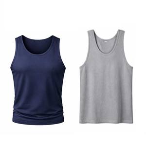 Camisetas de Tirantes para Hombre, Corte Ajustado, Casuales, de Verano, para Gimnasio, Transpirables, de Secado Rápido, Ecológicas, Tejidas, Estampadas, 100% Algodón, Antideslizantes - Product Image 5