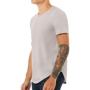 Bella Canvas <b>Men</b> Curved Hem Short Sleeve T-Shirt Solid <b>Cool</b> Color Canvas <b>Ring</b>-spun Cotton Jersey t Shirt for <b>Men</b> - Product Image 5