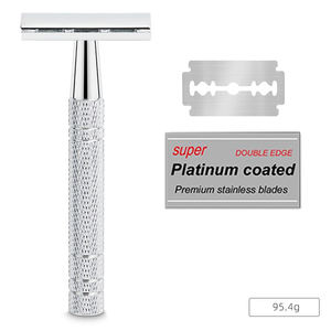 पुरुषों और महिलाओं की सुरक्षा के लिए रेजर पूरे धातु क्लासिक डबल एज रेजर और पुरुषों की सुरक्षा - Product Image 5