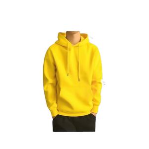 Cheap Woolen Solid <b>Lined</b> Regular Fit 220g Pullover <b>Hoodie</b> for <b>Men</b> Autumn Winter Fashion with Kangaroo Pocket Logo OEM - Product Image 3