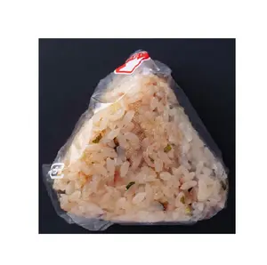 Bola de arroz congelada para lanches importados de marca própria japonesa, bola de arroz instantânea não-glutênica