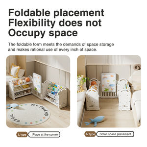 Kleuterschool Meubelsets Grote Capaciteit Plastic Multi-Opslag Tekentafel Boekenplank Peuter Speelgoed Opslag Voor Kinderen - Product Image 5