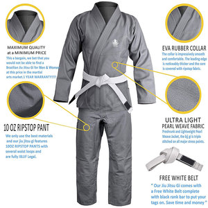 Kimono de Jiu Jitsu Personalizado, Hecho 100% de Algodón, Uniforme de Artes Marciales a Precio Razonable - Product Image 2