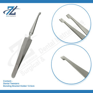 Pince à épiler dentaire support de support de liaison 13.5cm pince à épiler dentaire en acier inoxydable pince à épiler dentaire autoclavable Pakistan - Product Image 3