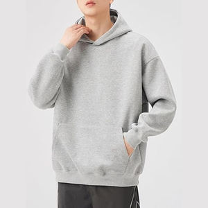 2025 moda Boxy Fit Hoodie personalizado de gran tamaño Streetwear sudadera para hombres mujeres marca OEM suministro gimnasio Fitness ropa Casual - Product Image 4