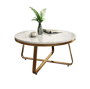 Luxurious Coffee <b>Table</b> Decorative Furniture High Quality Rounded Metal <b>Marble</b> Corner <b>Table</b> Handmade Home and Villa 2025 - Product Image 5